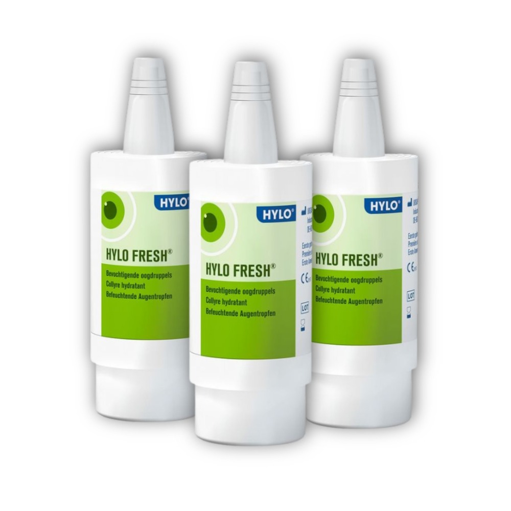 Hylo Fresh Oogdruppels bij Vermoeide Ogen 3 x 10ml Promopakket