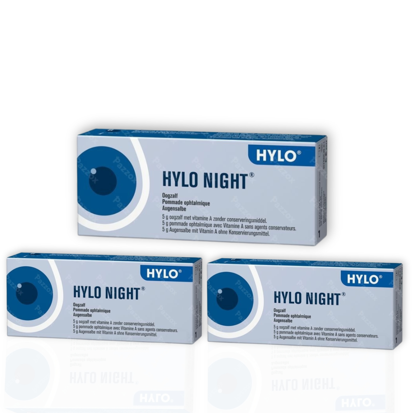 Hylo Night Oogzalf Tube 3 x 5g Promopakket afbeelding