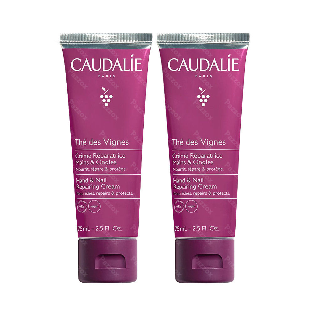 Caudalie Thé Vignes Herstellende Hand- en Nagelcrème 75ml 1+1 Gratis