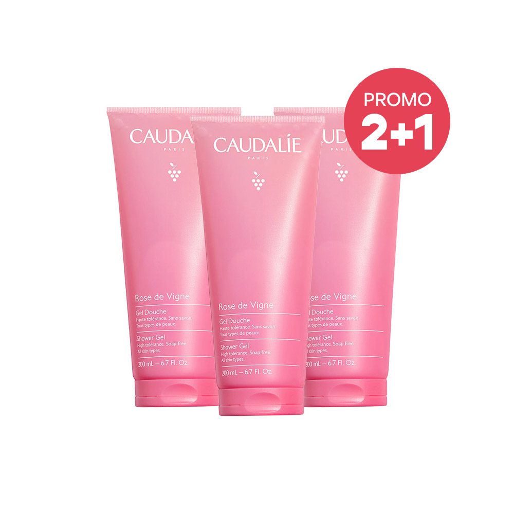Caudalie Douchegel Rose De Vigne 200ml 2+1 Gratis afbeelding