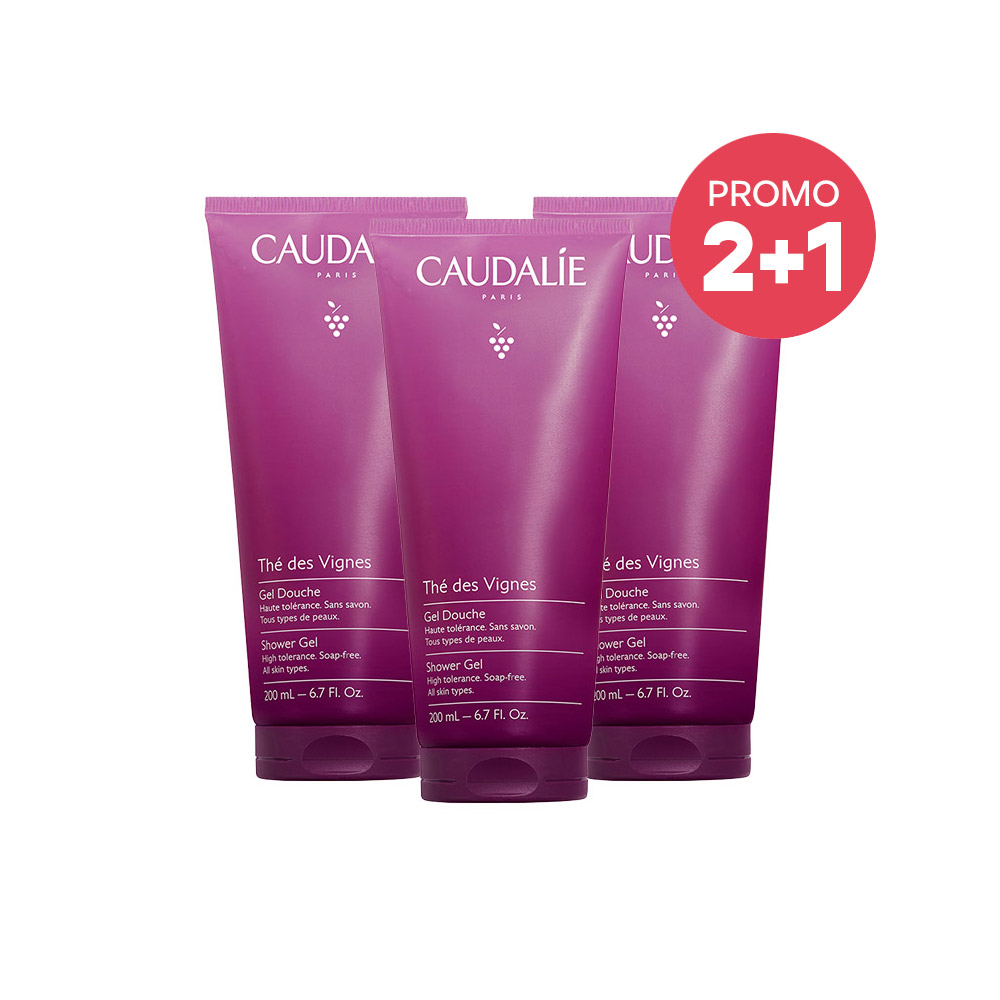 Caudalie Douchegel Thé Des Vignes 200ml 2+1 Gratis afbeelding