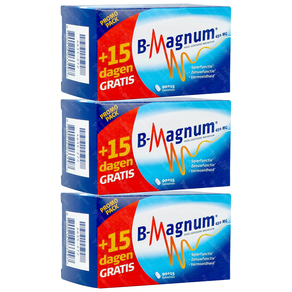 B-Magnum 3x105 Tabletten Promopakket